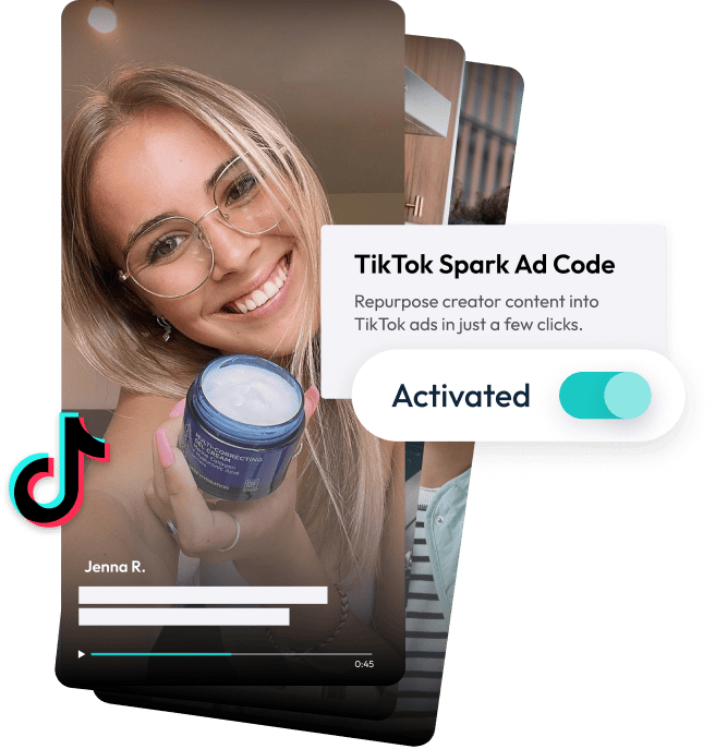 TikTok Spark Ad Code Graphic